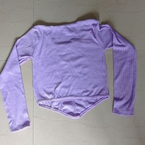 Lavender Crop Top