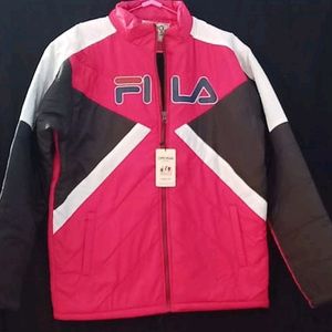 FILA JACKET ORIGINAL BLACK AND WHITE STRIPES