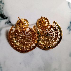 Traditional Golden Earrings