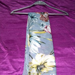 Max Floral Scarf (Blue)