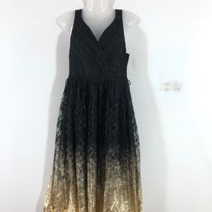 Black&Gold Casual Dress(Women’s)