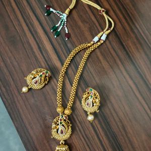 Rajputani Necklace With Earrings