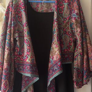 Wrap Multicoloured Shrug