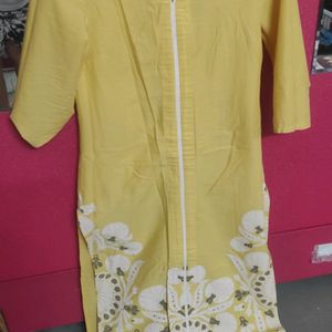 Aurelia Yellow Kurti