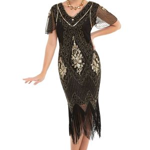 Heavy Sequin Gatsby Dress