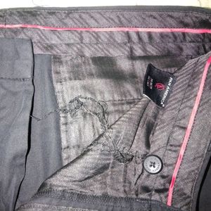 Gents Black Rayon Pant