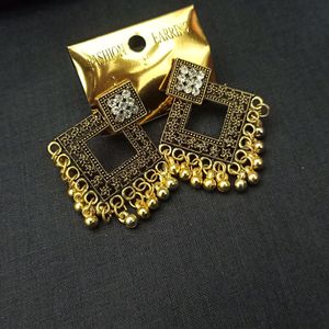 Golden Traditional Earings