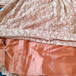 Peach Lehnga Choli