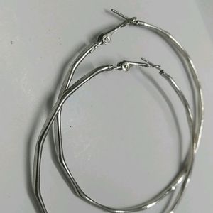 Abstract Silver Hoops (Accessorize)