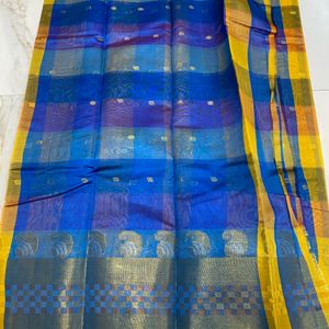 Elegant Fresh New Beautiful Combination Saree