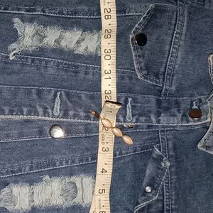 Ripped Denim Jacket(Negotiable)