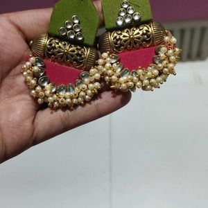 beautiful kundan earings