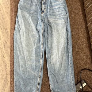 H&M Light Blue High Waist Jeans