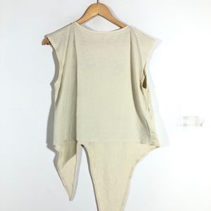 Beige Casual Top(Women’s)