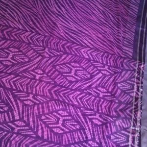 brand new Leheriya purple saree attached फॉल