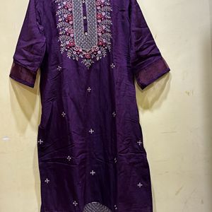 Berrylicious Purple Kurta Set Size XL