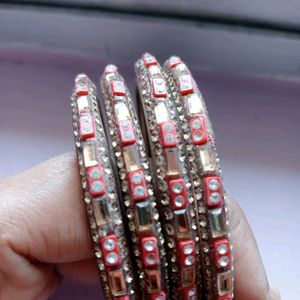 Red And Golden Bangles