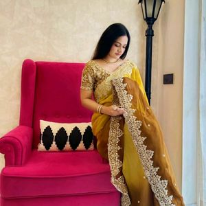 Party Wear Georgette Sil Pedding Saree🤩😍❣️