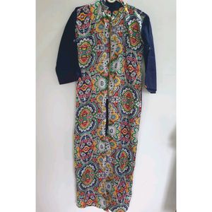 Floral Slit Kurta