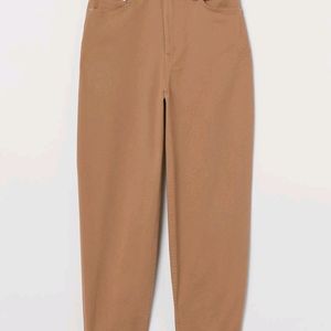 H&m Camel Brown Mom Jeans