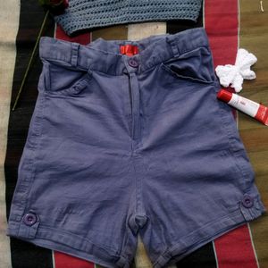 Women cotton High waist shorts