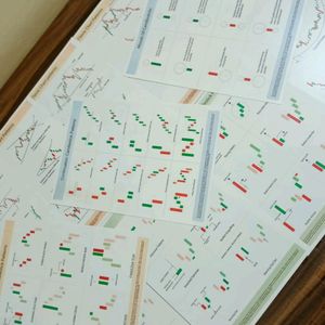 Set Of 12 Candlestick Patterns And Classic Charts