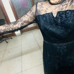 Floral Lace Long Dress