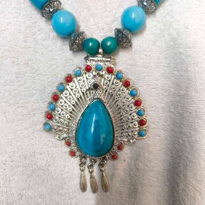 Traditional Heavy Peacock Neck Piece