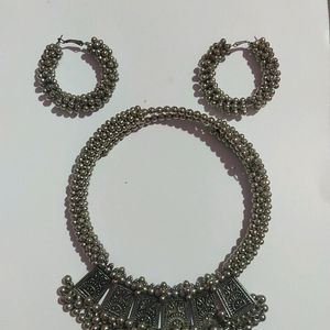 Oxidised Jwellery Set