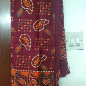 A Maroon Dupatta