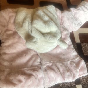 Party Wear Woollen Huddiee Suit For Baby Girl