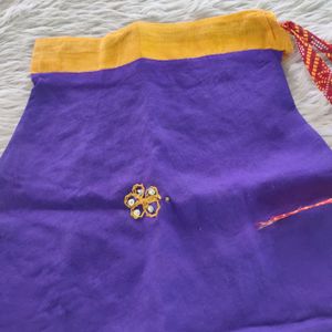 Cotton violet Skirt Set(Girls)