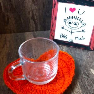 Heart Shape Coaster Set