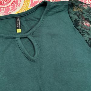 New Tokyo Talkies Green Top