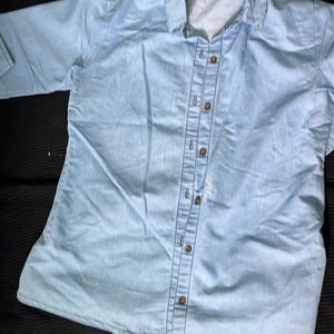 Like New Denim Shirt For Grabs