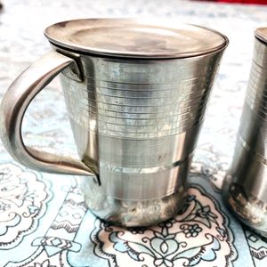 Steel Cups With Cover