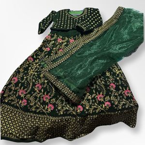 Green Lehenga Choli