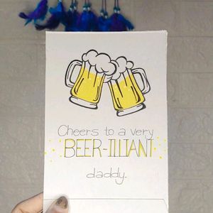 Handmade Father's Day Card 🍻