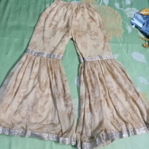 Beige Colour Shrara Set