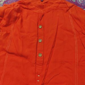 Orange Kurti