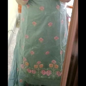 Party Wear Gown Cum Lehenga Dress In Xl Size