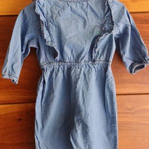 Beautiful Denim Jumpsuit for Baby Girl