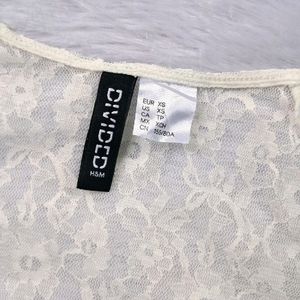 H&M Bustier Lace Top