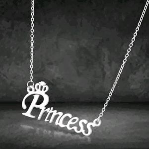 Princess Locket Necklace And Earrings