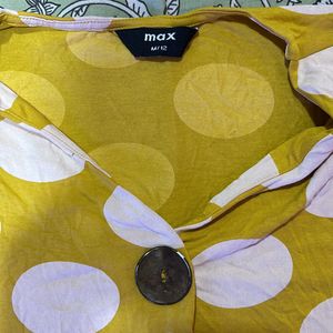 Max Yellow White Tunic