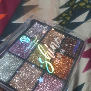 9 shimmer and glitter shades