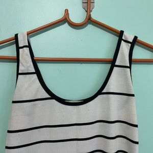 Stripe Black N White Dress