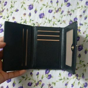 MINISO Cute Black Wallet