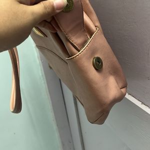 Baby Pink Colour Hand Bag