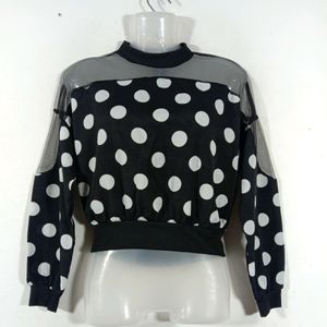 Black And White Circle Top (Women's)